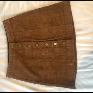 Brown Skirt, Charlotte Russe (M)